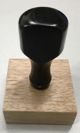Custom Wood Mount Rubber Stamp R45